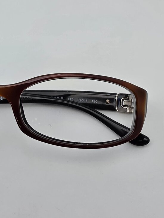 Bvlgari 4016-B 879 Havana Black Silver Rhinestone Eyeglasses Frame Italy 52mm